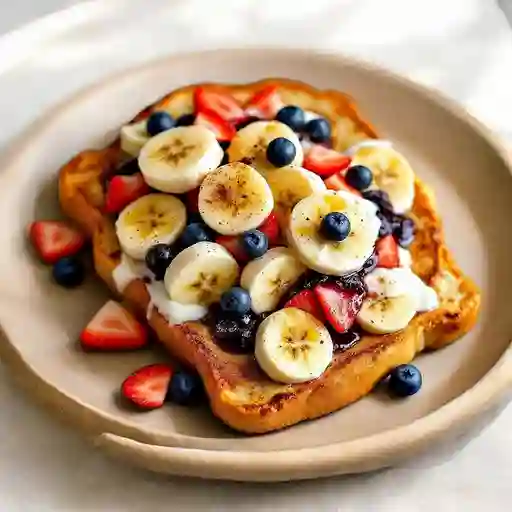 Tostadas francesas con banano