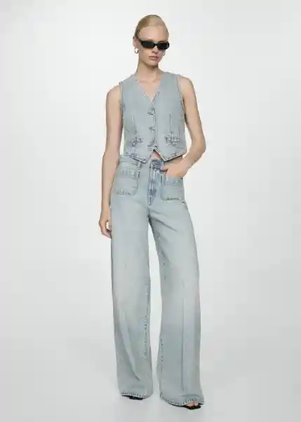 Chaleco Taylor Dirty Talla XS Mujer Mango
