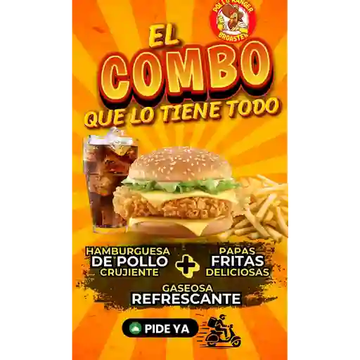 Hamburguesa El Combo Que Lo Tiene Todo