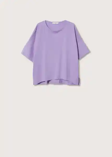 Camiseta Chalabig Malva Talla XS Mujer Mango