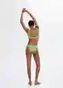 Top Bikini Solene Verde Pastel Talla S Mujer Mango