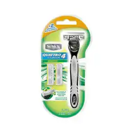 Schick Máquina Afeitar Quattro Sensitive Gratis Repuestos