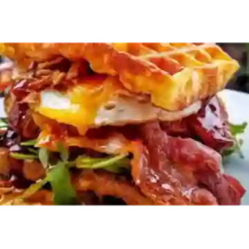 Home Waffle Sandwich