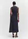 Vestido Elna-h Navy Talla S Mujer Mango