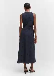 Vestido Elna-h Navy Talla S Mujer Mango