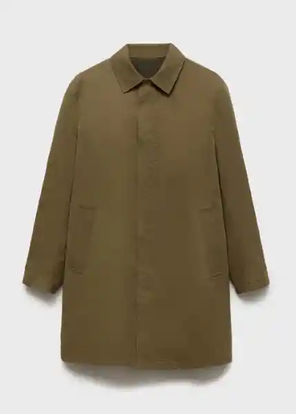 Abrigo Parka Chayton Khaki Talla M Hombre Mango
