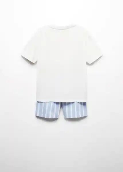 Set Pijama Salt Offwhite Talla 14 Niños Mango