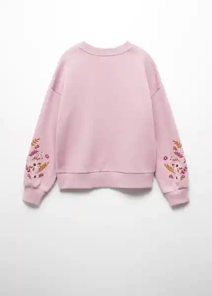 Sudadera Romance Malva Talla 10 Niña Mango