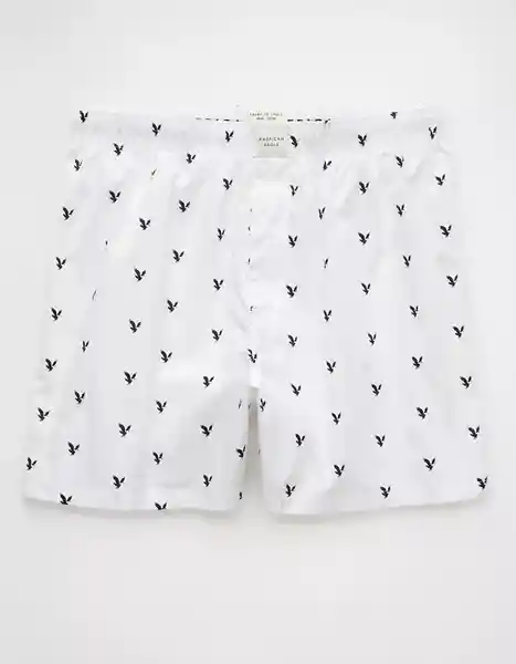 Bóxer Hombre Blanco Talla: SMALL 4800100 American Eagle