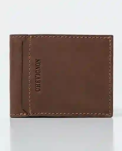 Billetera 2 Fold ti Masculino Café Tostado Medio Chevignon