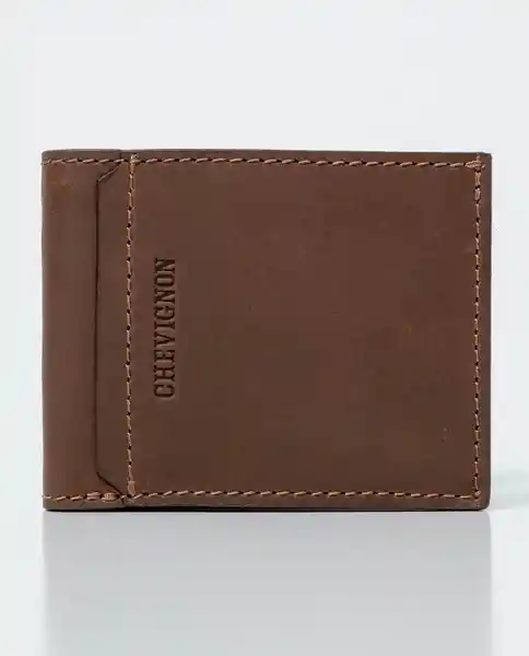 Billetera 2 Fold ti Masculino Café Tostado Medio Chevignon