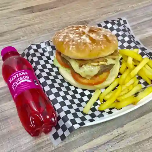 Combo Hamburguesa Sencilla