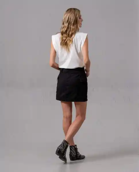 Camiseta Mujer Crudo Lana Claro Talla S 97068 Rifle
