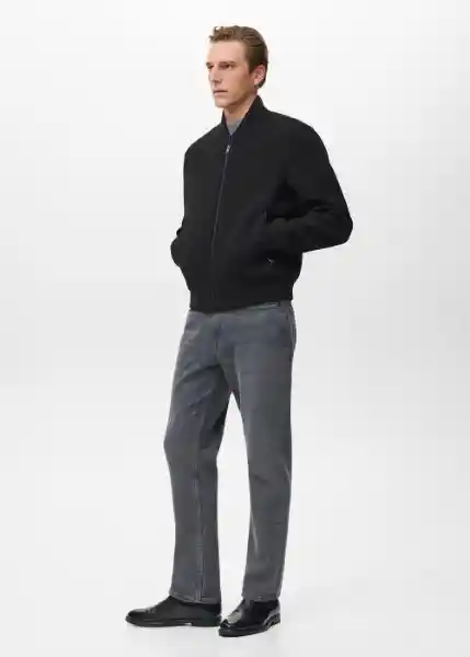 Chaqueta Normand Negro Talla S Hombre Mango