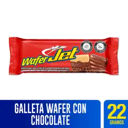 Jet Galleta Wafer con Chocolate y Vainilla