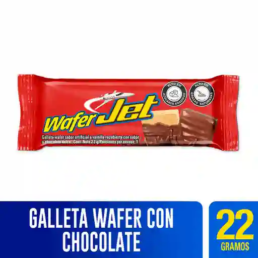 Jet Galleta Wafer con Chocolate y Vainilla