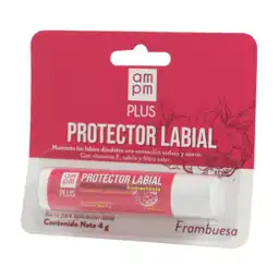 Ampm Plus Protector Labial Sabor a Frambuesa