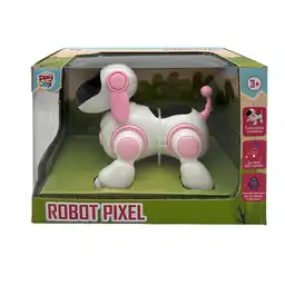 Play And Joy Mascota Robot Pixel Rosado