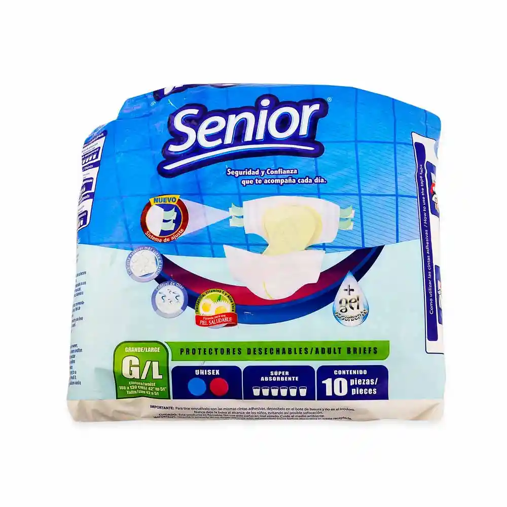 Pañal Senior Grande X10 Unds