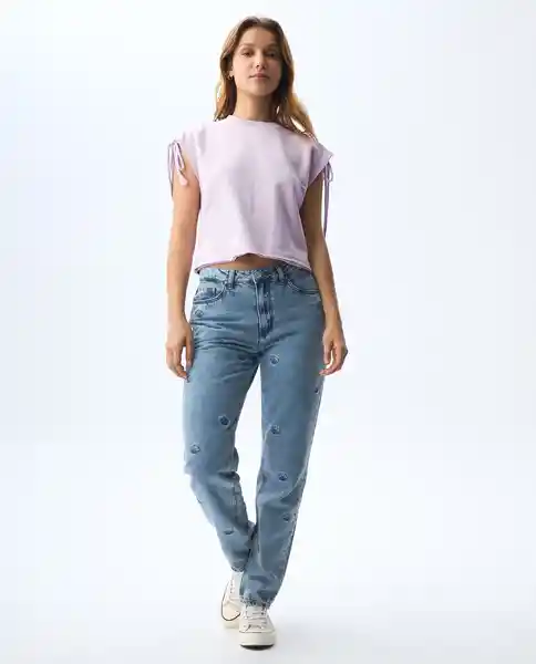 Camiseta Mujer Rosado Talla S 601G008_ROS143206 Americanino