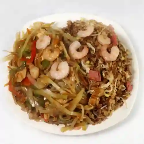 Chow Fan, Chop Suey y Lumpia.