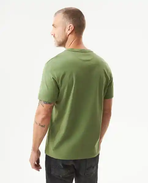 Camiseta Compass Graphic Verde Loden Oscuro Talla L Chevignon