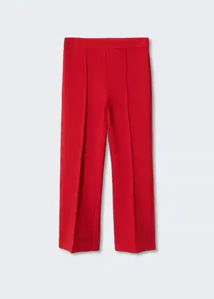 Pantalón Kick Rojo Talla 38 Mujer Mango