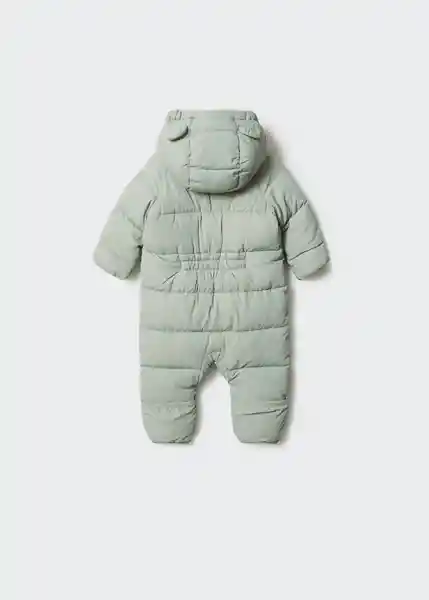 Abrigo Anorak Teddyl5 Verde Pastel Talla 61 Niños Mango