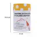 Miniso Paquete De Crayolas Jumbo 24 Pzs