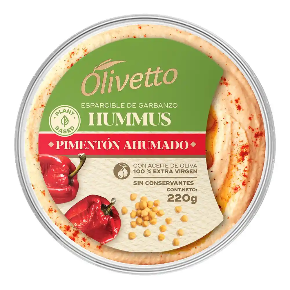 Olivetto Hummus de pimentón ahumado