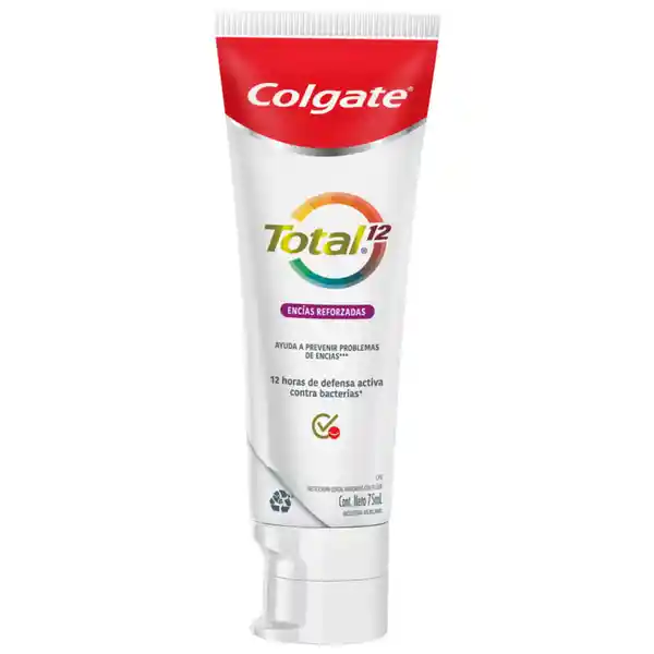 Colgate Crema Dental Total 12 Encías Reforzadas 75 mL