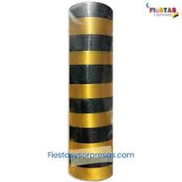 El Tío Serpentina Satinada Dorada Negra