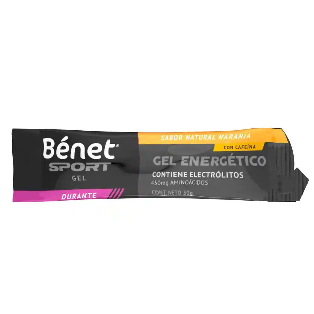 Benet Gel Energético Sport Naranja con Cafeína