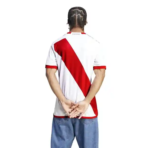 Adidas Jersey River Plate Para Hombre Blanco Talla L