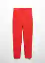 Pantalón Tempo Coral Talla 25 Mujer Mango