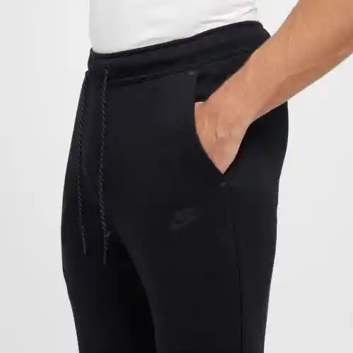 Nike Pantalón Tch Flc Lifestyle de Hombre Negro Talla L