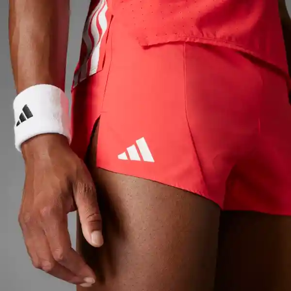 Adidas Short Pantaloneta Adizero e Color Rojo Talla S