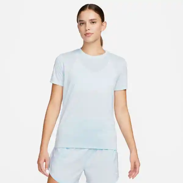 Nike Camiseta W Df Tee Rlgd Lbr Para Mujer Azul Talla L