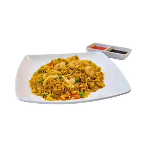 Plato Pollo y Camarón 4 Porciones