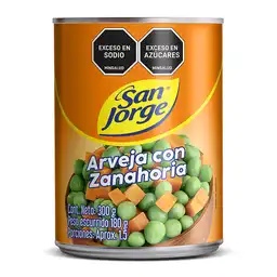 Arveja Zanahoria San Jorge Lata x 300gr