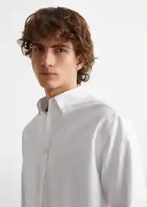 Camisa Oxford6 Blanco Talla 18 Teen Niños Mango