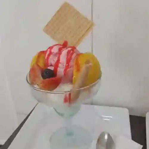 Duraznos con Helado