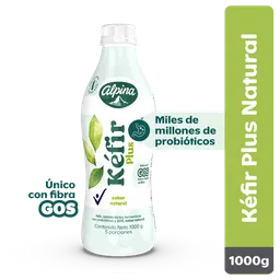 Kéfir Plus Alpina sabor natural 1000g