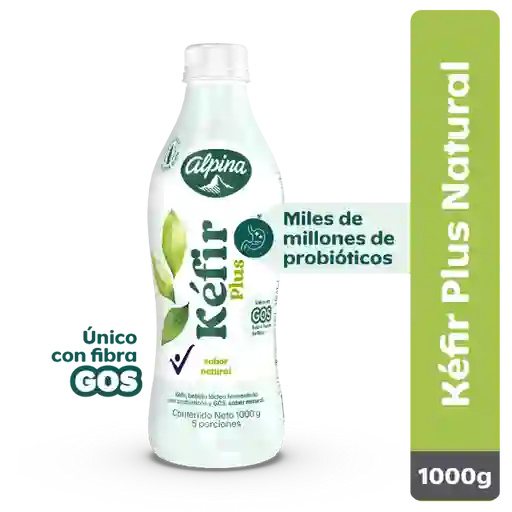 Kéfir Plus Alpina sabor natural 1000g