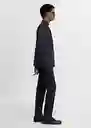 Pantalón Paulo Navy Talla 38 Hombre Mango