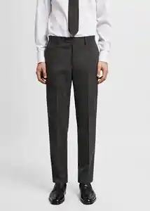 Pantalón Milan Verde Talla 36 Hombre Mango