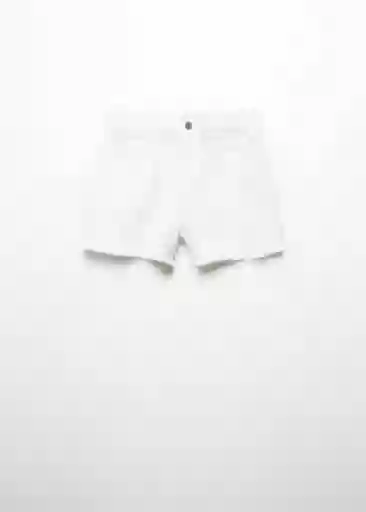 Short Shorty Offwhite Talla 19 Niñas Mango