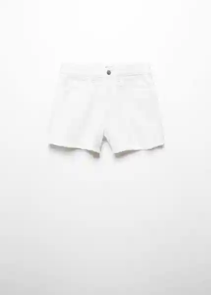 Short Shorty Offwhite Talla 19 Niñas Mango