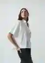 Camisa Samba Mujer Crudo Puro Claro T XS-S 412G370 Naf Naf
