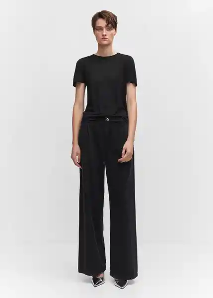 Top Gossip-W Negro Talla M Mujer Mango